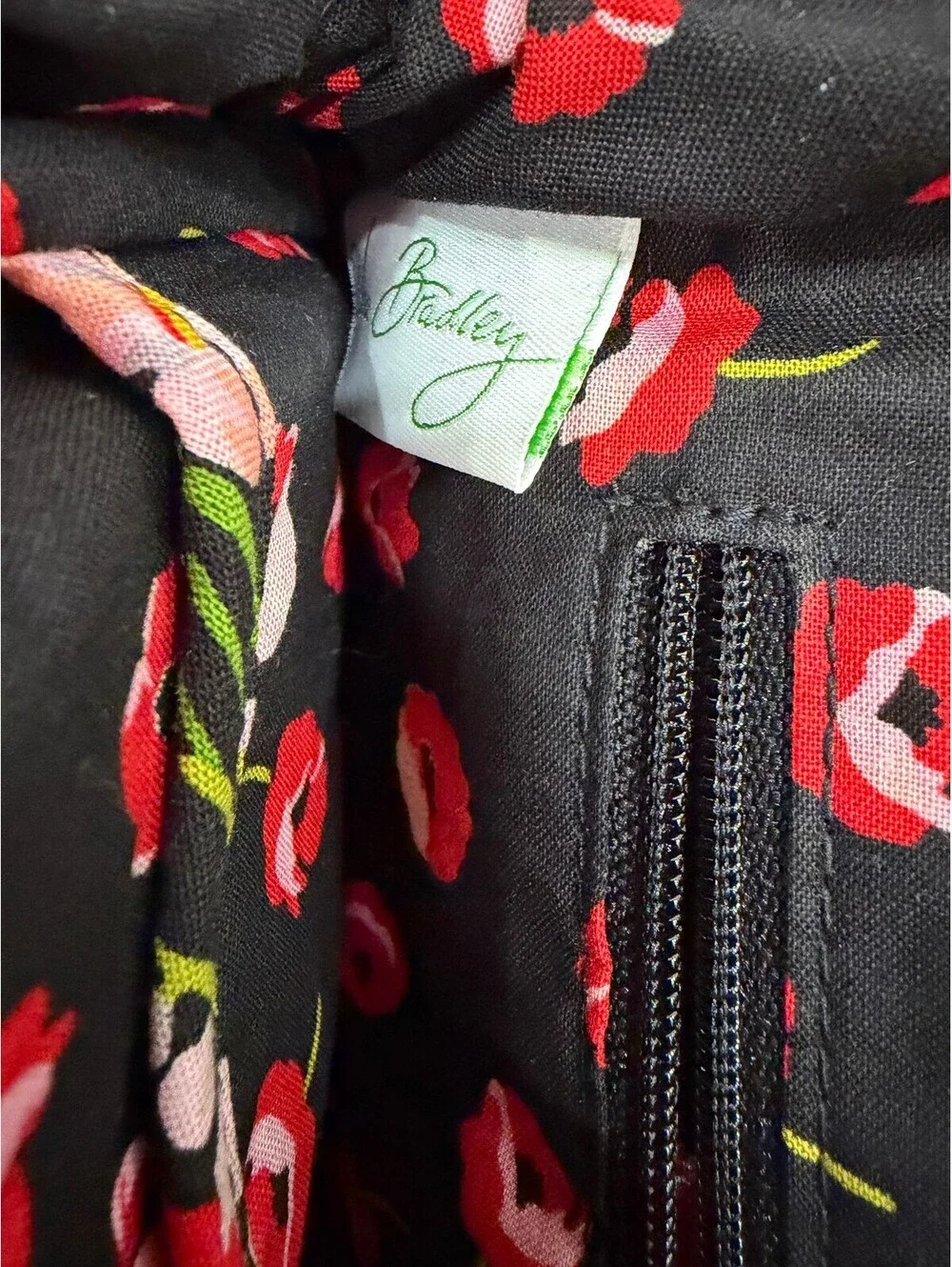 Vera Bradley Quilted Floral Handbag with Kiss Lock Closure